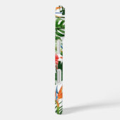 Aangepaste Monogrammed Chic Tropical Pattern Green Case-Mate iPhone Case (Achterkant / Rechts)