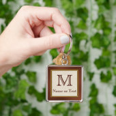 Aangepaste monogrammed Persoonlijke Keychains voor Sleutelhanger (Hand)