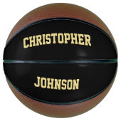 Aangepaste monogrammed Player Team Club School Naa Basketbal (Voorkant)