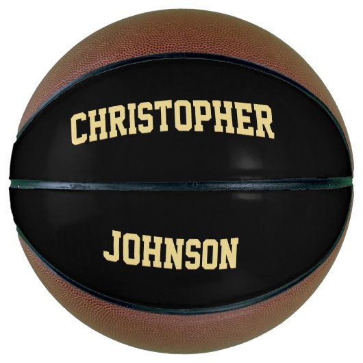 Aangepaste monogrammed Player Team Club School Naa Basketbal (Voorkant)