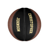 Aangepaste monogrammed Player Team Club School Naa Basketbal (Verticaal)