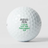 Aangepaste Monogrammed Pro V1 Golf Ballen (Voorkant)