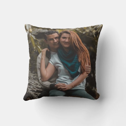 Aangepaste Monogrammen Liefde Hart Pijlen 2025 Kussen (Achterkant)