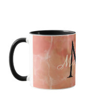 Aangepaste monogramnaam realistisch ontwerp in wit