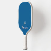 Aangepaste monogramscriptnaam pickleball paddle (Links)