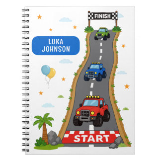 Aangepaste Monster Truck School Notitieboek