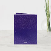 Aangepaste Moon & Galaxy Thema Verjaardag Kaart (Achterkant)