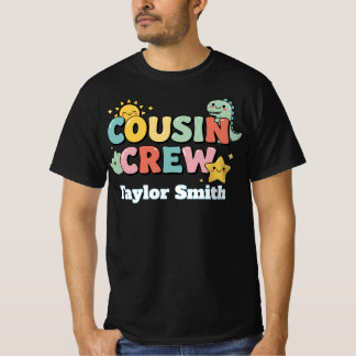Aangepaste Mopshartige Neefjes Bemanning Matching T-shirt