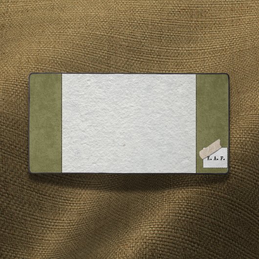 Aangepaste mosgroene bureaumat van het bos