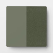 Aangepaste MOSS Green Event Display Plaque Fotoplaat (Voorkant)