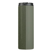 Aangepaste Moss Green Split Tumbler Thermosbeker (Achterkant)