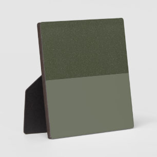 Aangepaste Moss Green Tafelblad Plaque met Ezel Fotoplaat