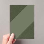 Aangepaste Moss Groene Acryl Uitnodiging Uitnodigingen (Insitu (Draagbaar))