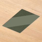 Aangepaste Moss Groene Acryl Uitnodiging Uitnodigingen (Laagn)