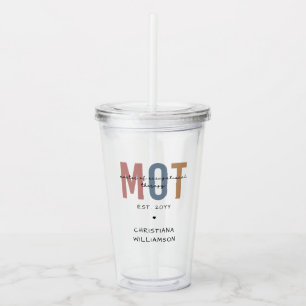 Aangepaste MOT-meester van de bedrijfsgeneeskunde Acryl Drinkbeker