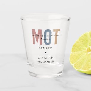 Aangepaste MOT-meester van de bedrijfsgeneeskunde Shot Glas