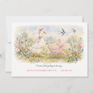 Aangepaste Mother Goose Roze Kinderwagen Baby Show
