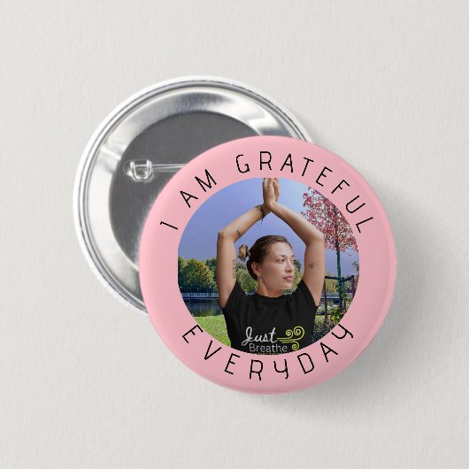 Aangepaste Motivatie Button (Voorkant /achterkant)