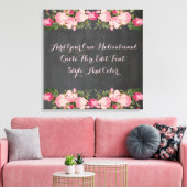 Aangepaste motivatie offerte, jouw tekst toevoegen canvas afdruk (Insitu (Woonkamer))