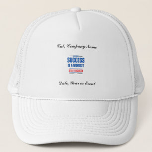 Aangepaste motivatie Pet-succes mindset focus Trucker Pet
