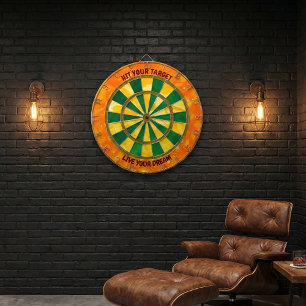Aangepaste Motivatie "Raak Je Doel" Dartbord