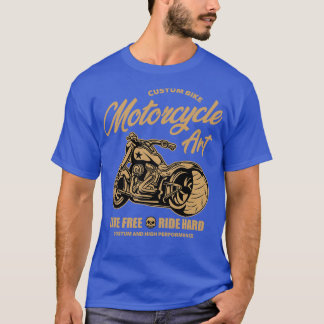 AANGEPASTE MOTORFIETS KUNST T-SHIRT