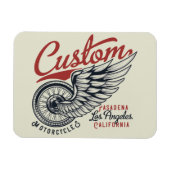 Aangepaste motorfiets magneet (Horizontaal)