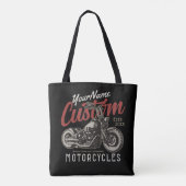 Aangepaste motorfiets Rebel Cruiser Biker Garage Draagtas (Achterkant)