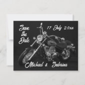 Aangepaste motorfiets Sla de datum op Aankondiging (Voorkant)