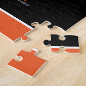 Aangepaste motorfiets van motorfiets met motorfiet legpuzzel (Zijkant)