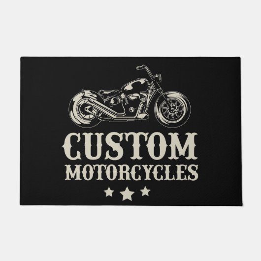 Aangepaste motorfietsen deurmat (Voorkant)
