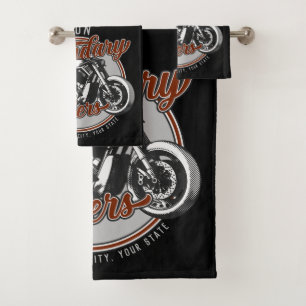 Aangepaste motorfietsLegendary Rider Biker NAAM Bad Handdoek