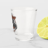 Aangepaste motorfietsLegendary Rider Biker NAAM Shot Glas (Rechts)