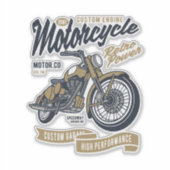 Aangepaste motormotor sticker (Voorkant)