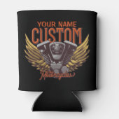 Aangepaste motorrijwielen Eagle Wings Biker Garage Blikjeskoeler (Achterkant)