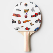 Aangepaste motorsport & Racing Patroon Ping Pong P