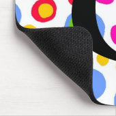 Aangepaste mousepad met meerdere kleurvlekken muismat (Hoek)