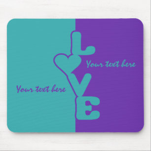Aangepaste mousepad met twee toned Love Muismat