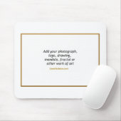 Aangepaste mousepad met uw kunstwerk muismat (Met muis)