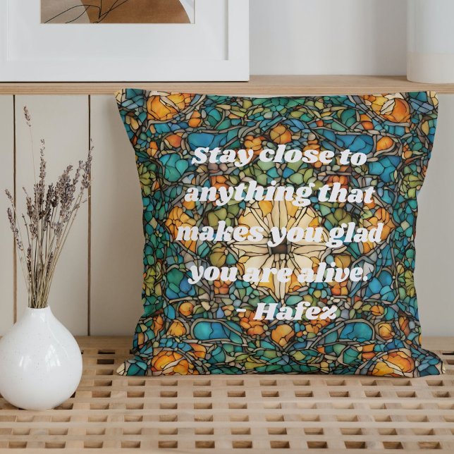 Aangepaste mozaïek patroon Nowruz Iraanse Nieuwjaa Kussen (Custom Mosaic Pattern Nowruz Iranian New Year Gift)