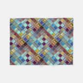 Aangepaste mozaïekkunst met eigen cadeautjes voor  fleece deken (Voorkant (Horizontaal))