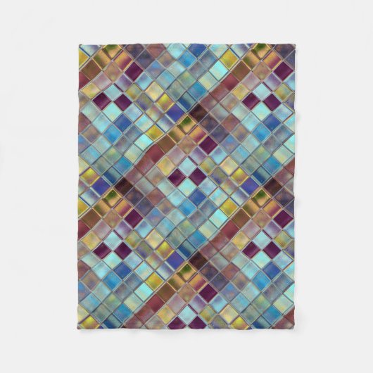 Aangepaste mozaïekkunst met eigen cadeautjes voor  fleece deken (Voorkant)