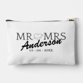 Aangepaste Mr en Mrs Bruiloft Familie cadeau Etui (Achterkant)