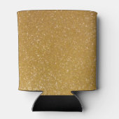 Aangepaste Mr en Mrs gouden glitter bruiloft koelb Blikjeskoeler (Achterkant)