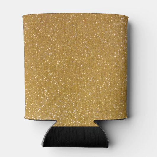 Aangepaste Mr en Mrs gouden glitter bruiloft koelb Blikjeskoeler (Achterkant)
