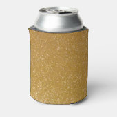 Aangepaste Mr en Mrs gouden glitter bruiloft koelb Blikjeskoeler (Blikje Achterkant)