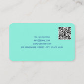 Aangepaste MRI QR Visitekaartje (Achterkant)