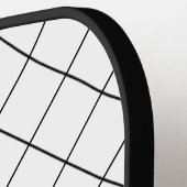 Aangepaste Mrs Est. Modern Elegant Script Pas getr Pickleball Paddle (Links Detail)