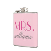 Aangepaste Mrs Wedding Flask | Bride-to-be Gifts Heupfles (Links)