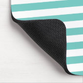 Aangepaste Muismat Abstracte Stripes Aqua (Hoek)